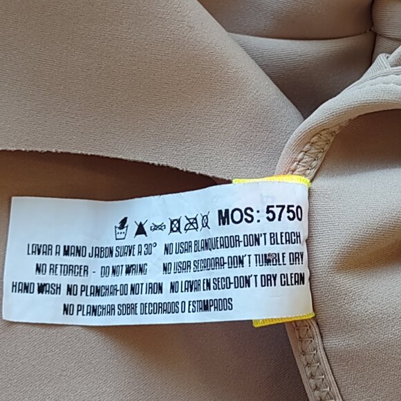 Agua Bendita Erin One-Piece Swim / Bodysuit Pale Pink-Mocha Size Small - Picture 10 of 10